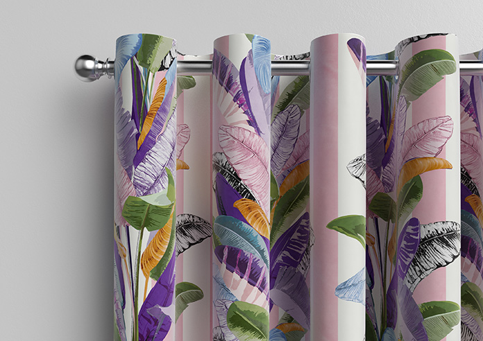 Palm Springs, Pink Stripe - Made To Measure Curtains - Image 12